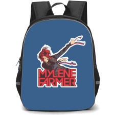 Mylene Farmer Backpack School Bag StudentPack - Mylene Farmer The Influence Jeanne Gautier Sticker