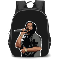 PARTYNEXTDOOR Backpack StudentPack - PartyNextDoor Illustration Singing Pose Sticker Art