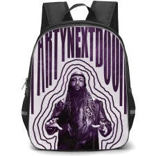 PARTYNEXTDOOR Backpack StudentPack - PartyNextDoor Portrait Purple Background