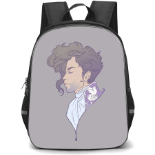 Prince Backpack School Bag StudentPack - Fierce Side Portrait Cartoon Art