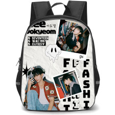 Seventeen DK Backpack StudentPack - DK Fan Art Retro Collage Poster