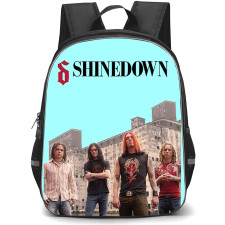 Shinedown Backpack School Bag StudentPack - Shinedown Burning Bright Cover Poster