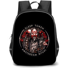 Sleep Token Backpack School Bag StudentPack - Sleep Token Amsterdam Ritual Coin Art