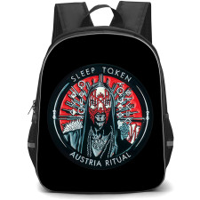 Sleep Token Backpack School Bag StudentPack - Sleep Token Austria Ritual Coin Art