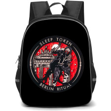 Sleep Token Backpack School Bag StudentPack - Sleep Token Berlin Ritual Coin Art