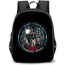 Sleep Token Backpack School Bag StudentPack - Sleep Token Chemnitz Ritual Coin Art
