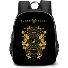 Sleep Token Backpack School Bag StudentPack - Sleep Token Album Even In Arcadia Crest Art