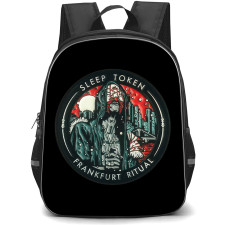 Sleep Token Backpack School Bag StudentPack - Sleep Token Frankfurt Ritual Coin Art