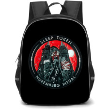 Sleep Token Backpack School Bag StudentPack - Sleep Token Nuremberg Ritual Coin Art