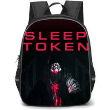 Sleep Token Backpack StudentPack - Sleep Token Portrait Red And Black Background