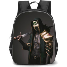 Sleep Token Backpack School Bag StudentPack - Sleep Token Sword On Shoulder Black Background
