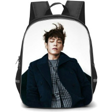Top Backpack School Bag StudentPack - Sleep Sitting Portrait In White Background