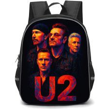 U2 Backpack School Bag StudentPack - Band Fierce Grunge Poster