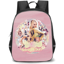 Zara Larsson Backpack School Bag StudentPack - Zara Larsson Fan Made Poster Of Mid Night Sun Album