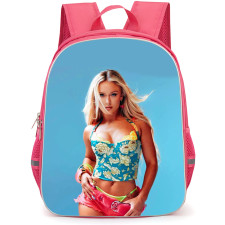 Zara Larsson Backpack School Bag StudentPack - Zara Larsson Standing On Sky Blue Background