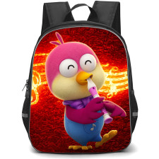 Pororo The Little Penguin Harry Backpack School Bag StudentPack - Pororo The Little Penguin Harry Plays Flute Poster