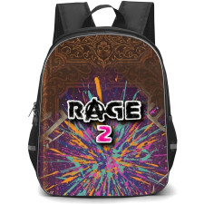 Rage Backpack School Bag StudentPack - Rage Book Splatter Cover Art