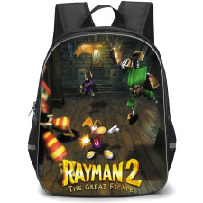 Rayman Backpack School Bag StudentPack - Rayman 2 The Great Escape Game Cover Art