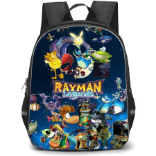 Rayman Backpack School Bag StudentPack - Rayman Legends Game Collage Poster