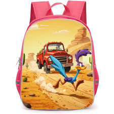 Road Runner Backpack School Bag StudentPack - Running From A Truck