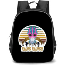Resident Alien Harry Vanderspeigle Backpack School Bag StudentPack - Harry Vanderspeigle Kung Kung Portrait Sticker