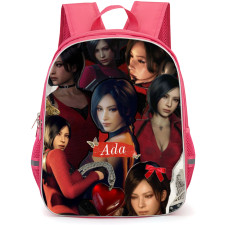 Resident Evil Ada Wong Backpack School Bag StudentPack - Ada Wong Fierce Portrait Collage Poster