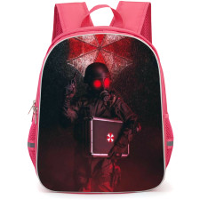 Resident Evil Hunk Backpack School Bag StudentPack - Hunk Holding Briefcase Portrait