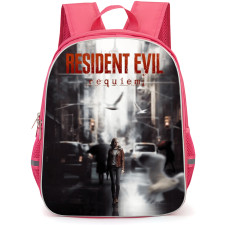 Resident Evil Requiem Grace Ashcroft Backpack School Bag StudentPack - Grace Ashcroft Walking In City Background