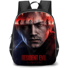 Resident Evil Requiem Leon Scott Kennedy Backpack School Bag StudentPack - Leon Scott Kennedy Avatar In Raccoon City Background