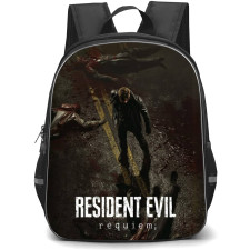 Resident Evil Requiem Leon Scott Kennedy Backpack School Bag StudentPack - Leon Scott Kennedy Zombies Background Poster