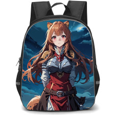 The Rising of the Shield Hero Raphtalia Backpack StudentPack - Raphtalia Standing at Night