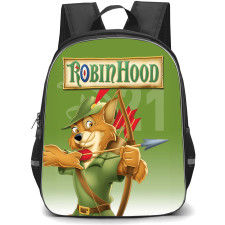 Robin Hood 1973 Backpack School Bag StudentPack - Robin Hood 1973 Bowmaster Animation Art Poster