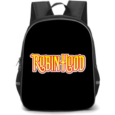 Robin Hood 1973 Backpack School Bag StudentPack - Robin Hood 1973 Retro Logo Typography Art Sticker