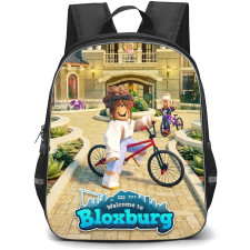 Roblox Welcome To Bloxburg Backpack School Bag StudentPack - Roblox Welcome To Bloxburg Bicycle Game Poster