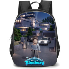Roblox Welcome To Bloxburg Backpack School Bag StudentPack - Roblox Welcome To Bloxburg Mansion Night Game Poster