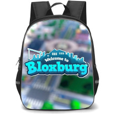 Roblox Welcome To Bloxburg Backpack School Bag StudentPack - Roblox Welcome To Bloxburg Sky Game Cover Art