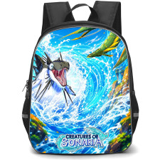 Roblox Creatures of Sonaria Backpack School Bag StudentPack - Roblox Creatures of Sonaria Fish Dragon Game Poster