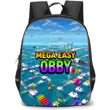 Roblox Mega Easy Obby Backpack School Bag StudentPack - Roblox Mega Easy Obby Game Cover Art