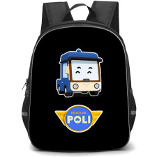 Robocar Poli Benny Backpack School Bag StudentPack - Benny Happy Bus Sticker