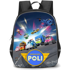 Robocar Poli Backpack School Bag StudentPack - Robocar Poli Galaxy Patrol Action Squad Poster