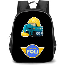 Robocar Poli Poke Backpack School Bag StudentPack - Poke Mini Excavator Sticker