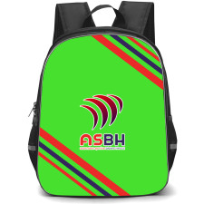 AS Beziers Herault Backpack School Bag StudentPack - Large Logo With Stripe