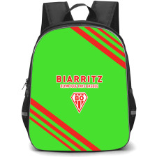 Biarritz Olympique Pays Basque Backpack School Bag StudentPack - Large Logo With Stripe