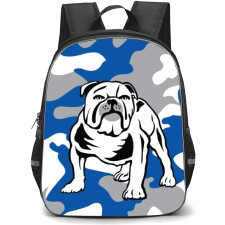 Canterbury Bankstown Bulldogs Rugby League Club Limited Backpack School Bag StudentPack - Logo Abstract Poster