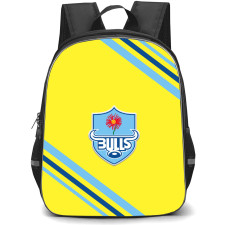 The Bulls Backpack School Bag StudentPack - Large Logo With Stripe