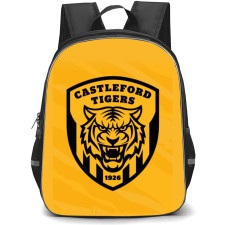 Castleford Tigers Rugby League Football Club Backpack School Bag StudentPack - Logo Yellow Background