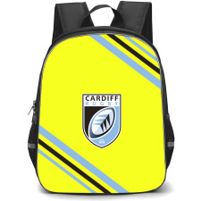 Cardiff Rugby Backpack School Bag StudentPack - Large Logo With Stripe