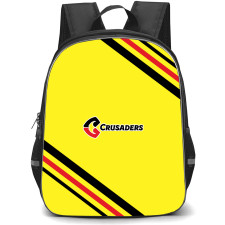 Crusaders Backpack School Bag StudentPack - Large Logo With Stripe