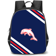 Dolphins Backpack School Bag StudentPack - Large Logo With Stripe