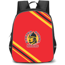 Exeter Chiefs Backpack School Bag StudentPack - Large Logo With Stripe